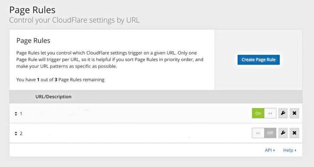 set up page redirection on Cloudflare using Page Rules to fix WordPress redirection not working