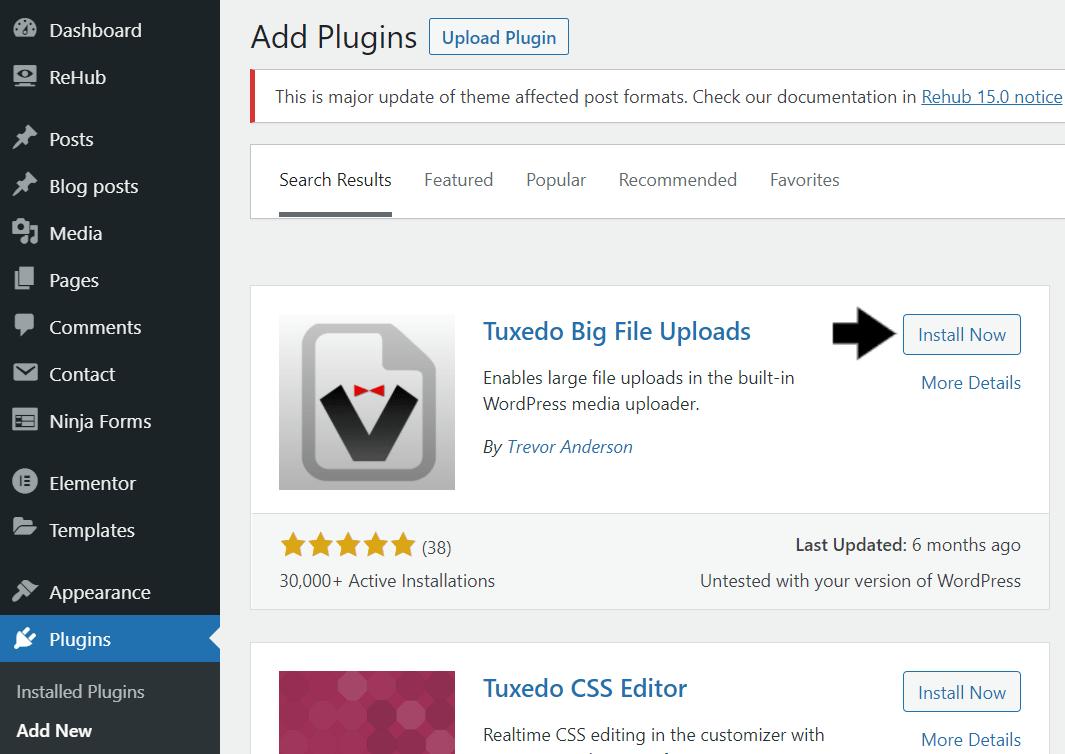 Install and use the Tuxedo plugin if slow image or media library upload on wordpress