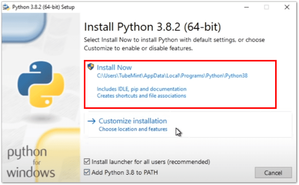 install Python to install NumPy