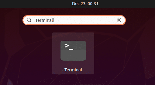 open Terminal on Ubuntu Linux OS
