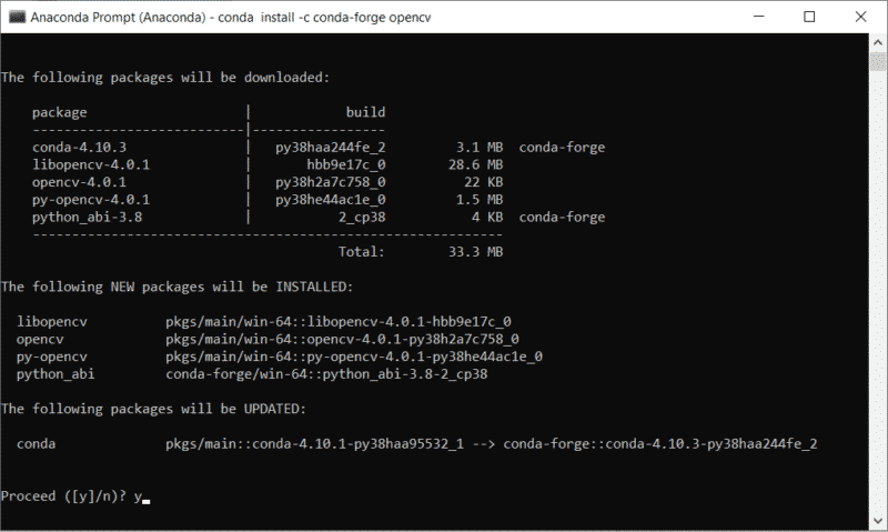 How To Install Opencv Or Cv In Python Anaconda Spyder Vs Code