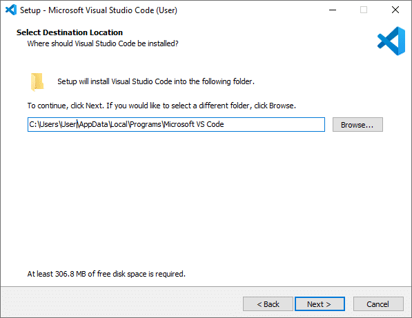 reinstalling Visual Studio Code on Windows