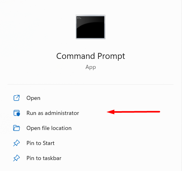 Running Command prompt as an administrator
