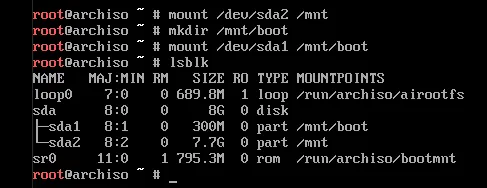 Reformat partitions