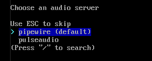 Audio to install arch linux