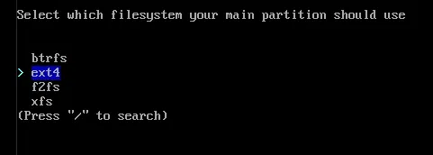 Drives disk layout