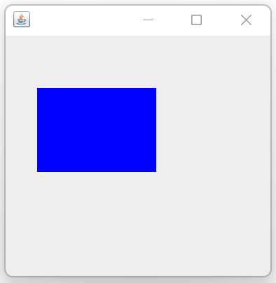 How to draw a rectangle in Java