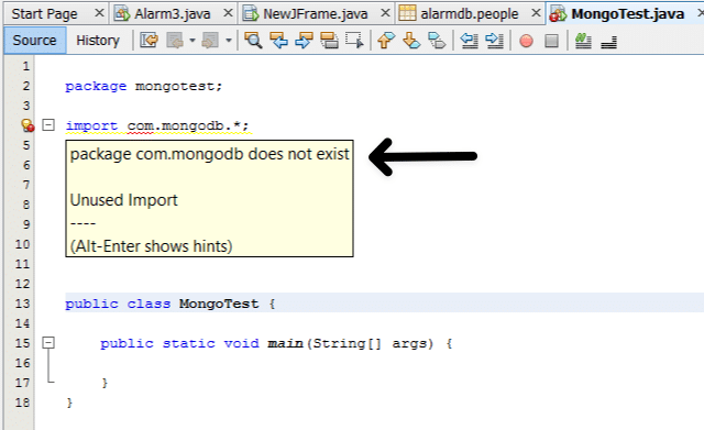 Java “package does not exist” error