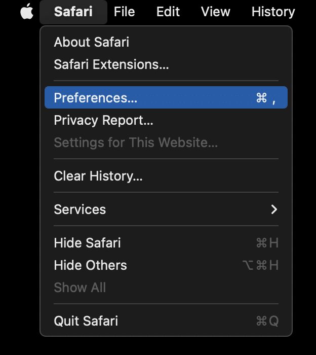 delete the web browser cache and data on safari macOS to fix Disqus comments not showing or loading on wordpress