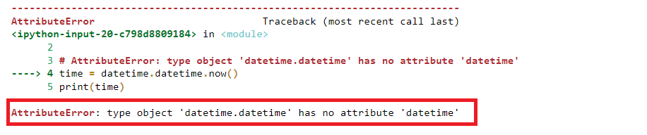 AttributeError type object datetime.datetime