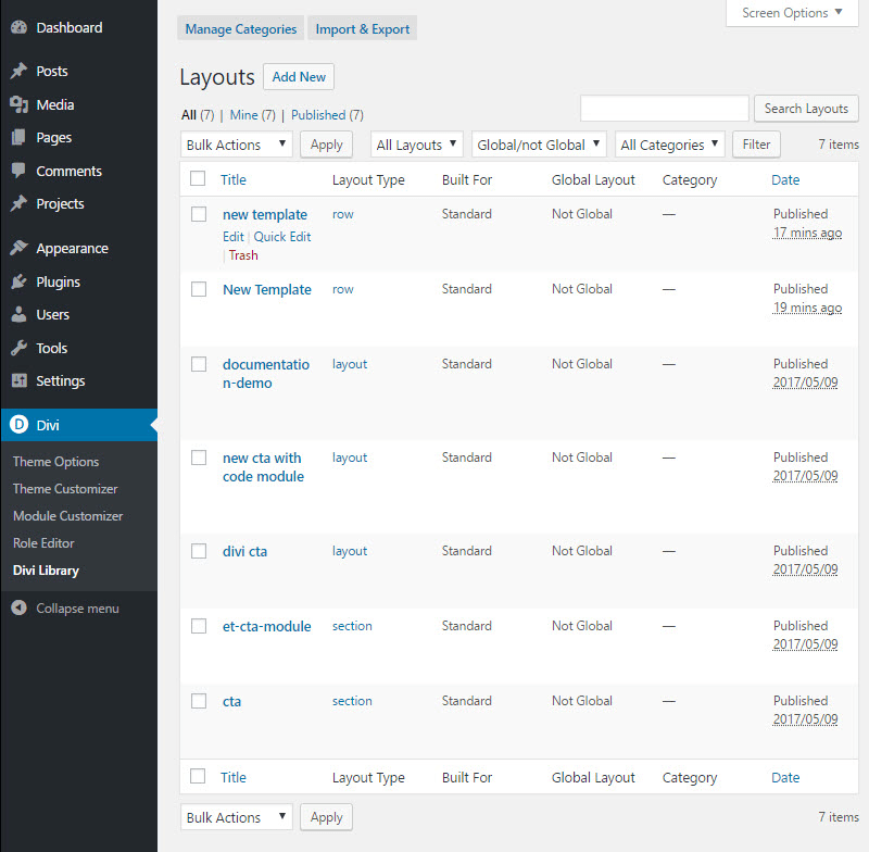 Switch back to divi parent theme to fix Divi visual or theme builder or editor not working, showing or loading