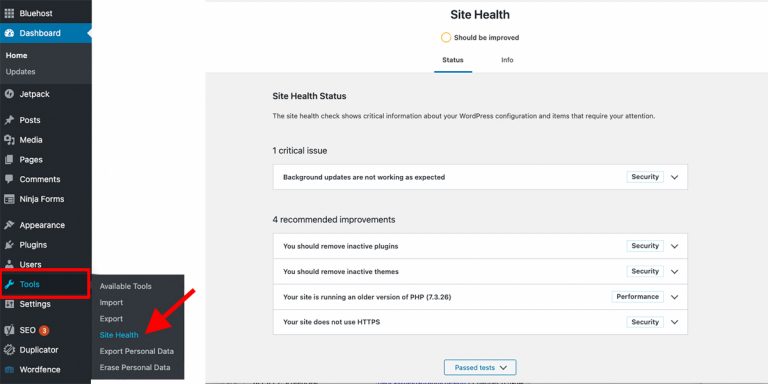 use a health check plugin  to fix wordpress featured image or post thumbnail not showing