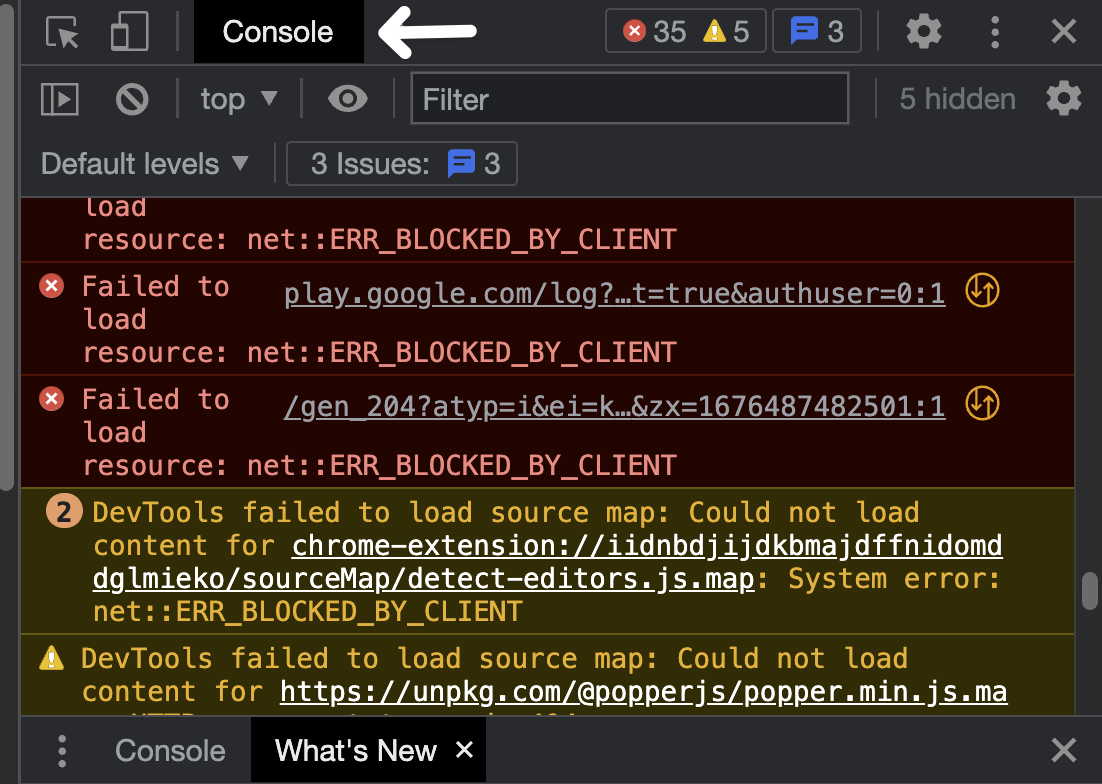 Check your browser console for errors to fix WPBakery Page Builder not working, showing, saving changes or loading frontend or backend editor