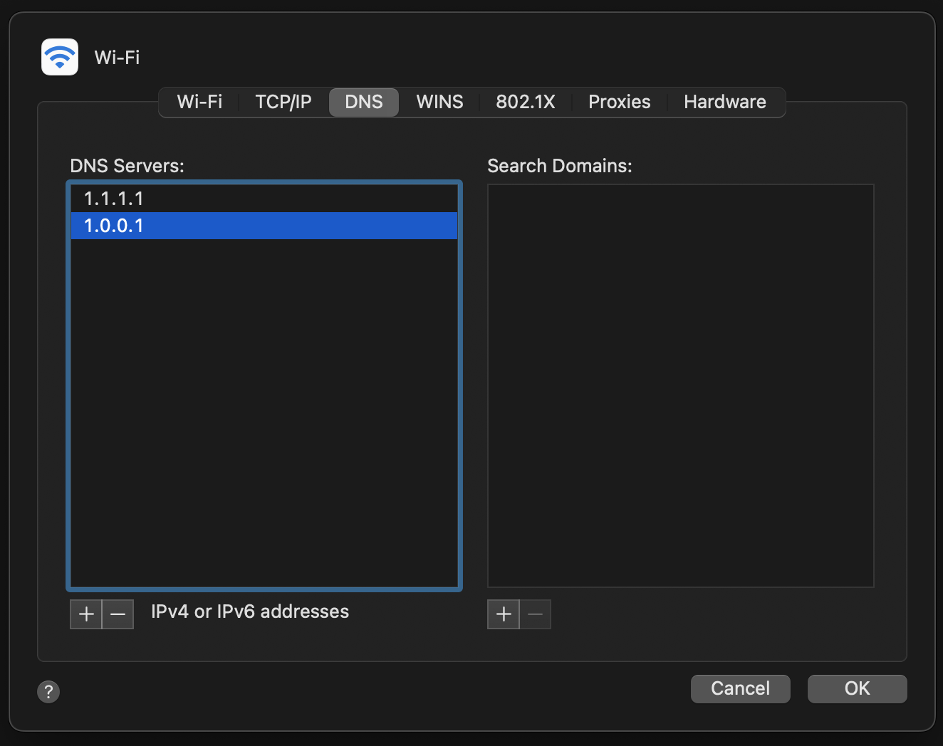 Configure DNS on macOS to fix can't download or failed to install Visual Studio Code extension