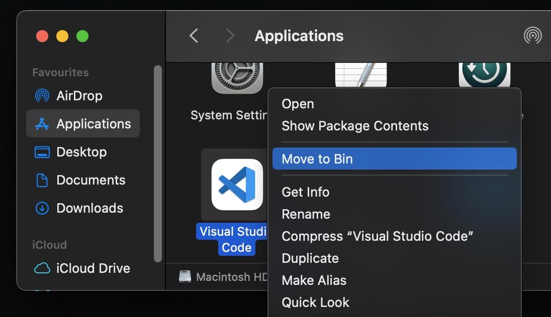 Reinstall visual studio code to fix can't download or failed to install Visual Studio Code extension